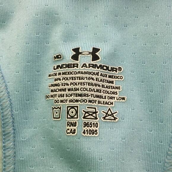 Under Armour Women's Medium Racerback Tank Blue - Picture 3 of 3